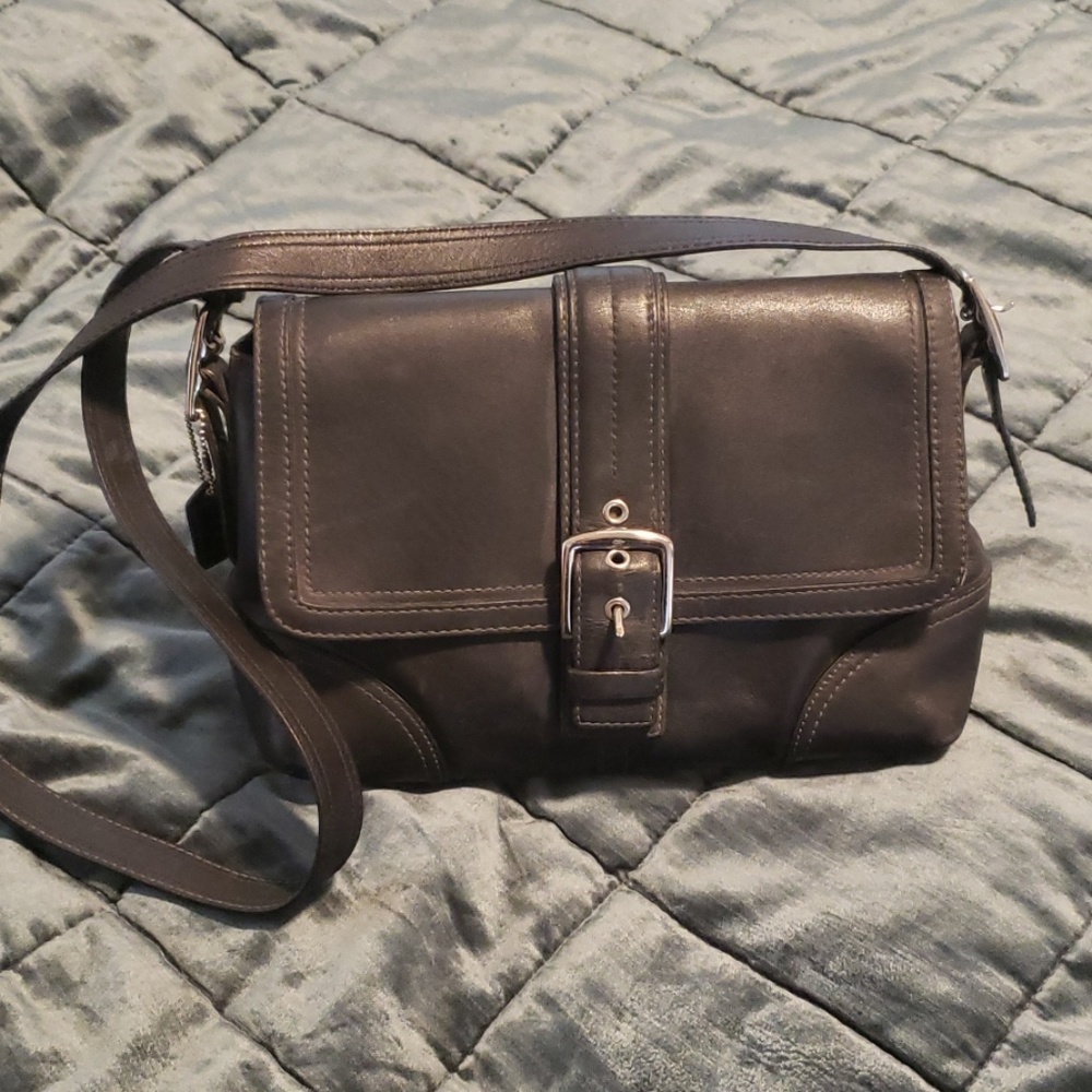 Coach Leather Shoulder Bag